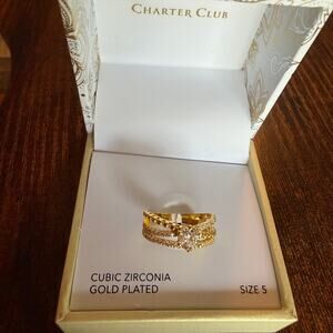 Charter Club Triple-Row Band Ring